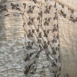 Kate Quinn Organics Squirrel Footed One Piece